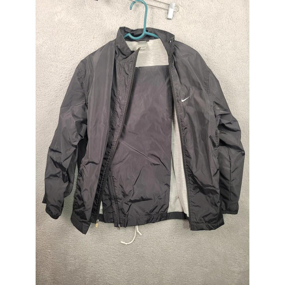Vintage Nike Swoosh Black Windbreaker/matching Pants Lined S/M Jogger